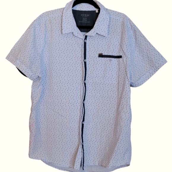GUESS COTTON BUTTON DOWN - Picture 3 of 8